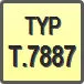 Piktogram - Typ: T.7887